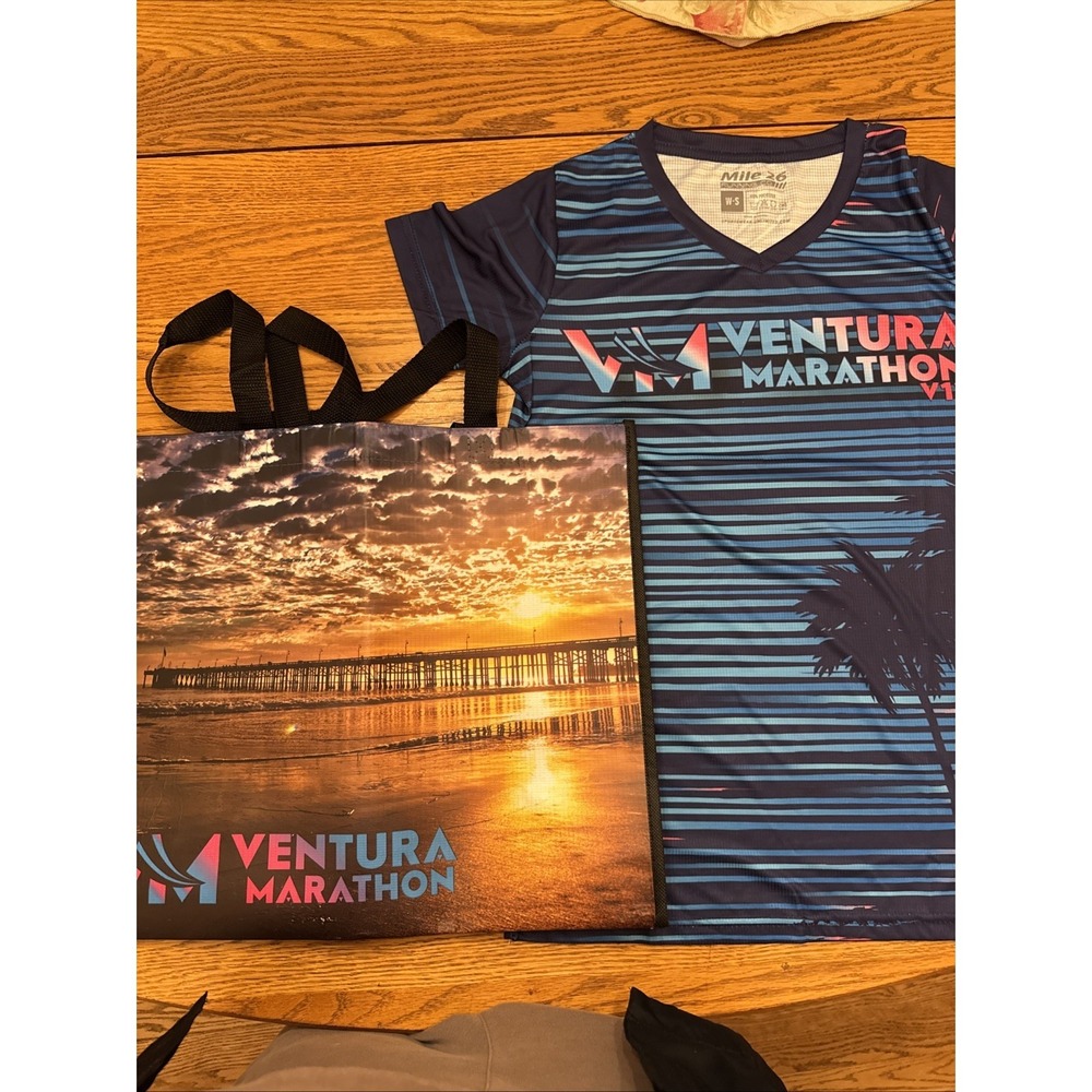 NEW Ventura Marathon 2026 Bag Size Small Women's Race Shirt‎ California Running